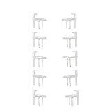 cantondz 5 Paires Clips d'extrémité de fenêtre de Caravane/Flyscreen