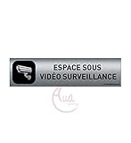 AUA SIGNALETIQUE - Plaque Aluminium brossé imprimé