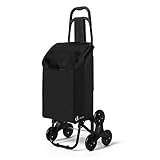 Chariot de Course | Chariot marché 6 Roues - 3 Roues