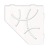 Schluter Systems Tablette Murale Shelf-E-S2 Curve Blanc