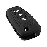 OTMIK Housse Silicone pour Clés de Voiture pour Ford