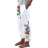 Générique Vintage Boho Pantalon/Pantalon Sarouel Femme