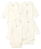 Petit Bateau Body Enfant unisexe Blanc 6 mois lot de