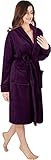 NY Threads Robe de Chambre à Col Châle Pour Femme,
