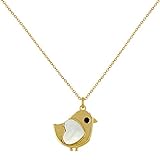 LES POULETTES BIJOUX - Collier Plaqué Or Petit Oiseau