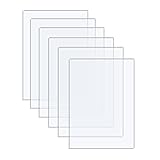 Langaelex 6 pièces 250 x 200 x 1mm Plaque Acrylique