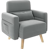 Yaheetech Fauteuil de Salon Moderne, Petit Canapé d'Appoint