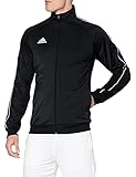 adidas Core 18 Veste à zip Homme, Noir Blanc, 2XL