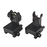 HWZ Fer de Chasse Tactique à Faible Fibre Optique Rabattable