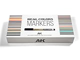 Ak Interactive - Special Box 34 Real Colors Markers