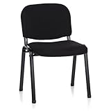 hjh OFFICE 704500 Lot de 4 chaises visiteurs XT 600