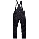 Beokeuioe Pantalon de ski pour homme - Pantalon à bretelles