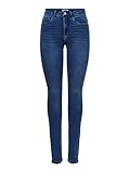 Only Onlroyal High Waist Skinny Jeans, Medium Blue