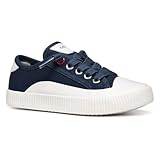 Geox J TIPPESTE Boy A, Basket garçon, Navy/White,