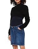 Esprit Maternity Skirt Denim OTB Mid Jupe, Bleu (Medium