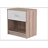 Stella Trading PEPE en chêne Sonoma Optics, blanc-Table