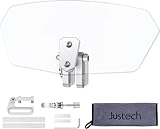 Justech Pare-brise de Moto Clip Réglable sur Déflecteur