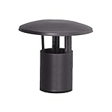 Chapeau mâle émaillé 850 °C - Ø80 mm pour conduite