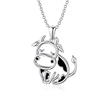 HARMONY BOLA Collier vache pour femme en argent sterling