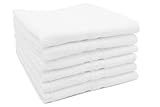 ZOLLNER Set de 6 Serviettes de Toilette, 50x70 cm,