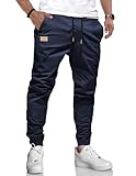 LIUPMWE Hommes Pantalon Chino Cargo Pantalon de Jogging