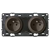 Legrand - Double prise de courant avec terre précâblée