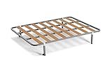 HOGAR24 ES Sommier Basique + 4 Pieds carrés de 26 cm,