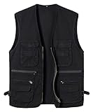 Yukirtiq Homme Gilet de Pêche Photographe Multi-poches