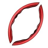 DOMENICA Couvre Volant de Voiture Fibre de Carbone