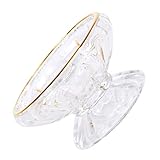 PRETYZOOM Plateau de Bijoux en Cristal Transparent