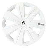 Sparco Enjoliveurs Palermo - 15-pouces - Blanc - Set