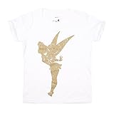 Disney Silhouette T-Shirt, Blanc (Blanc Blanc), 7-8