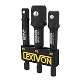 LEXIVON Set d’adaptateurs Porte Douilles avec Embouts