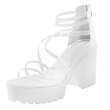 WWricotta Sandales CompenséEs Femme ÉTé - Sandales