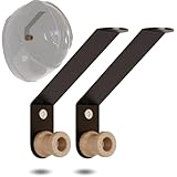 Lot de 2 crochets muraux en métal pour casque et veste