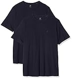 JP 1880 Homme RH Doppelpack T-Shirt, Dunkelblau, 5XL
