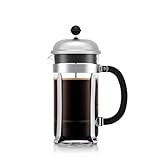 Bodum French Press Chambord - 1L / 8 Tasses Argent