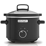 CROCK-POT Mijoteuse Electrique, Grès, Noir, 2,4 L (2