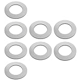 SG Store Lot de 8 rondelles plates en acier inoxydable