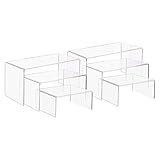 PandaHall 6pcs 3 Tailles Support de Risers d'affichage