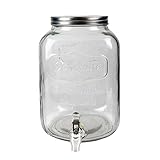 Saveur et Degustation KV7177 FONTAINE VERRE 8L, Transparent,