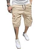 YAOHUOLE Shorts Cargo Homme Militaire Outdoor Multi