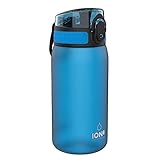 Ion8 Gourde Enfant Étanche, sans BPA, Bleu