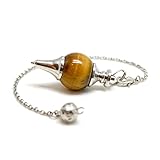 Pendule divinatoire en Oeil de tigre naturel | Pendule