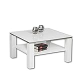 ROMY MINI Table basse moderne blanche brillant - table