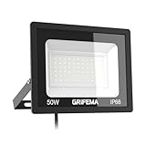 GRIFEMA Projecteur LED Extérieur 50W, 5500LM, 6500K