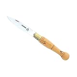 Nontron 87308 Couteau lame acier inox T12, manche 10,5