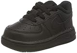 Nike Force 1 (TD), Baskets Basses Garçon Fille, Noir