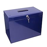 Cathedral Valise de classement en métal A4 Bleu (Import