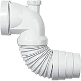 Wirquin 70718814 Pipe wc coudée extensible, à coller